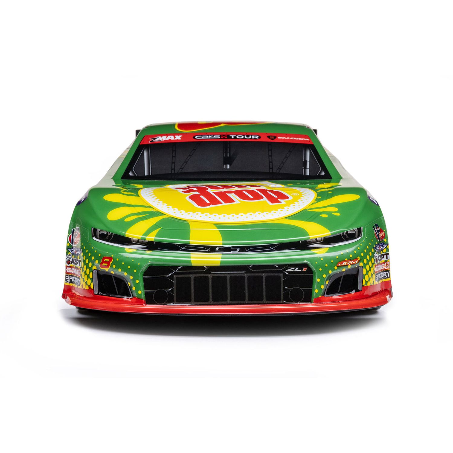 1/12 Losi Asphalt Late Model Dale Earnhardt Jr. No. 8 2025 Sun Drop Chevrolet ZL1 2S AWD On-Road (Battery &amp; Charger Included), Green