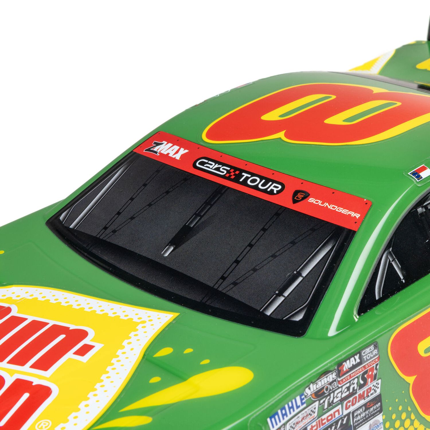 1/12 Losi Asphalt Late Model Dale Earnhardt Jr. No. 8 2025 Sun Drop Chevrolet ZL1 2S AWD On-Road (Battery &amp; Charger Included), Green
