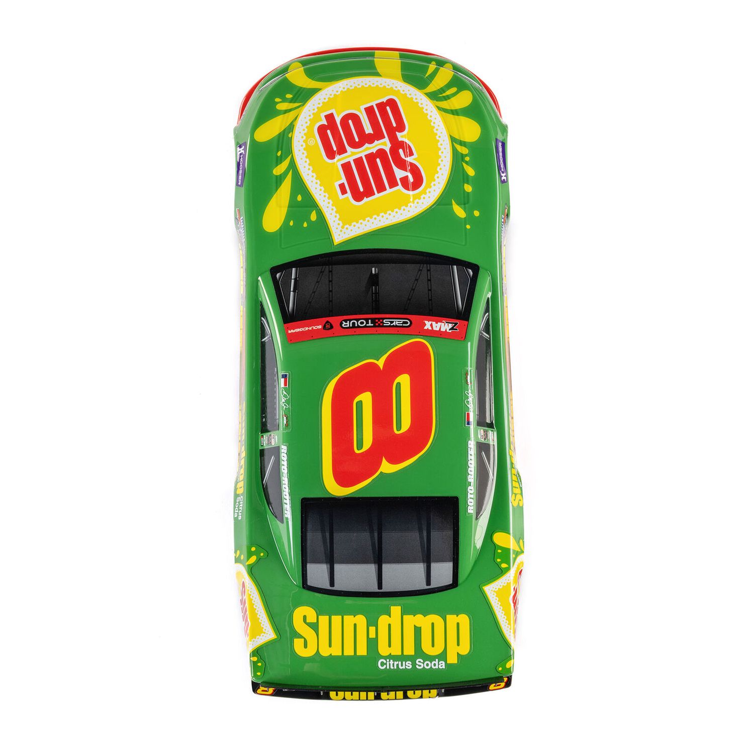 1/12 Losi Asphalt Late Model Dale Earnhardt Jr. No. 8 2025 Sun Drop Chevrolet ZL1 2S AWD On-Road (Battery &amp; Charger Included), Green
