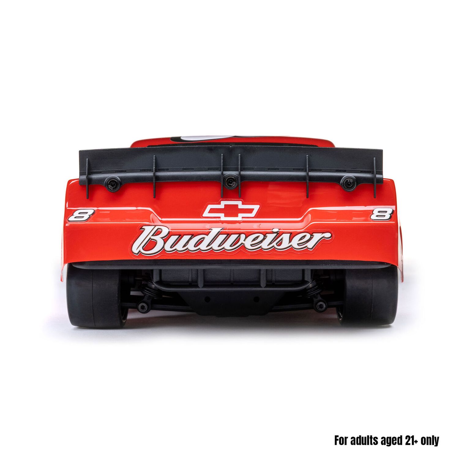1/12 Losi Asphalt Late Model Dale Earnhardt Jr. No. 8 2025 Budweiser Chevrolet ZL1 2S AWD On-Road (Battery &amp; Charger Included), Red