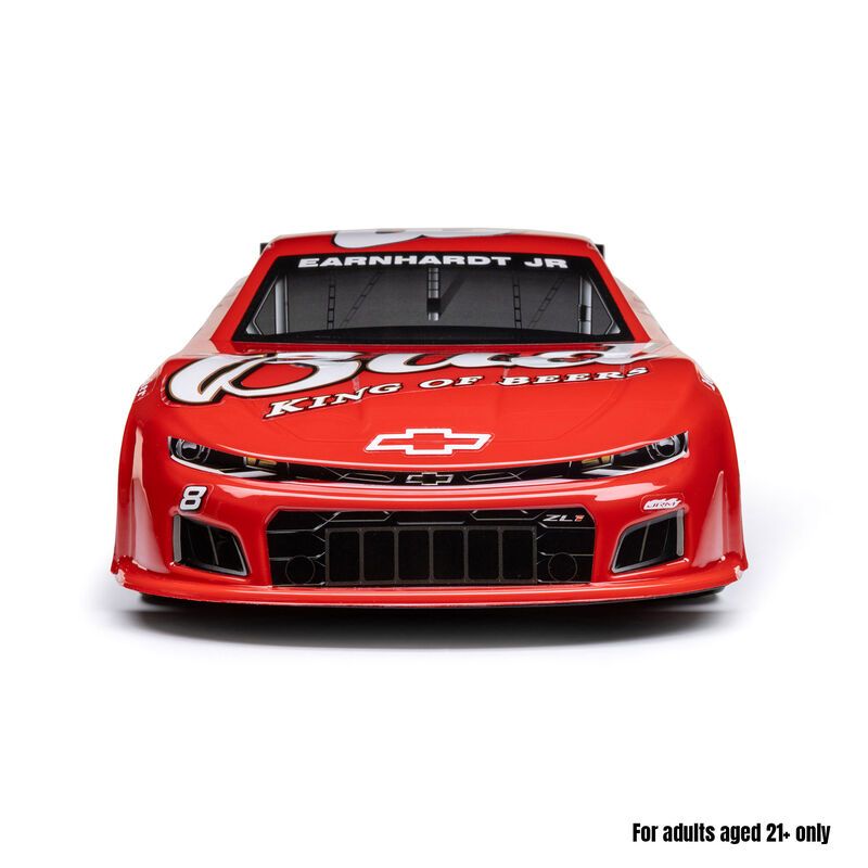 1/12 Losi Asphalt Late Model Dale Earnhardt Jr. No. 8 2025 Budweiser Chevrolet ZL1 2S AWD On-Road (Battery &amp; Charger Included), Red