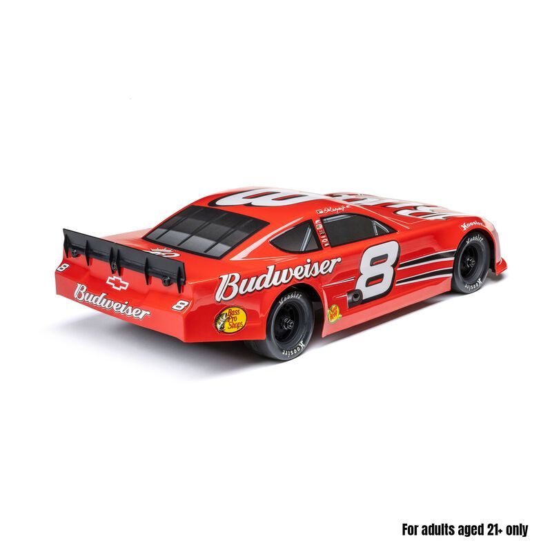 1/12 Losi Asphalt Late Model Dale Earnhardt Jr. No. 8 2025 Budweiser Chevrolet ZL1 2S AWD On-Road (Battery &amp; Charger Included), Red