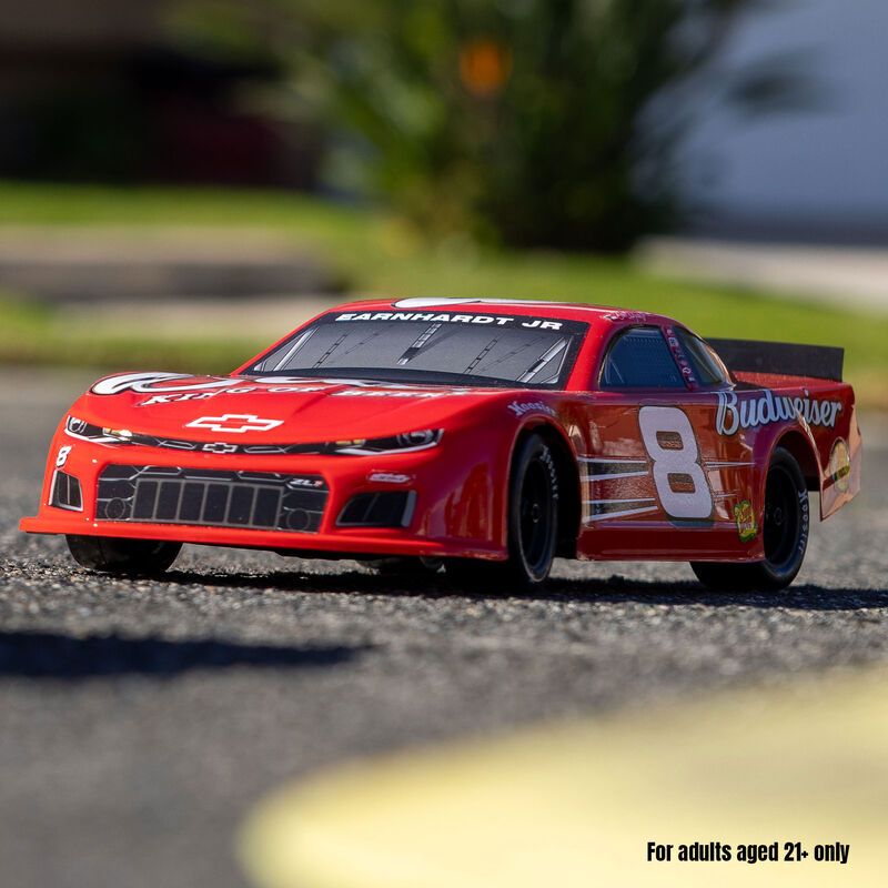 1/12 Losi Asphalt Late Model Dale Earnhardt Jr. No. 8 2025 Budweiser Chevrolet ZL1 2S AWD On-Road (Battery &amp; Charger Included), Red