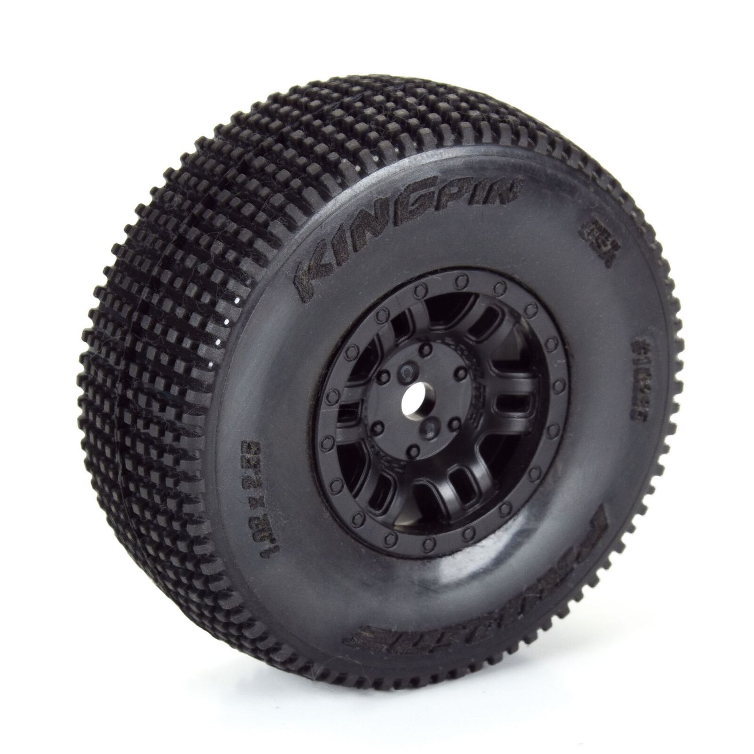 1/16 King Pin Front/Rear Tires MTD 12mm Black Split Six (4): MOJAVE GROM