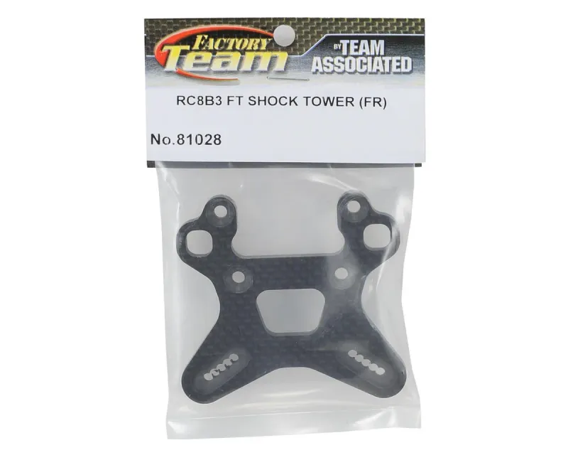 Team Associated RC8B3 Factory Team Front Carbon Fiber Shock Tower