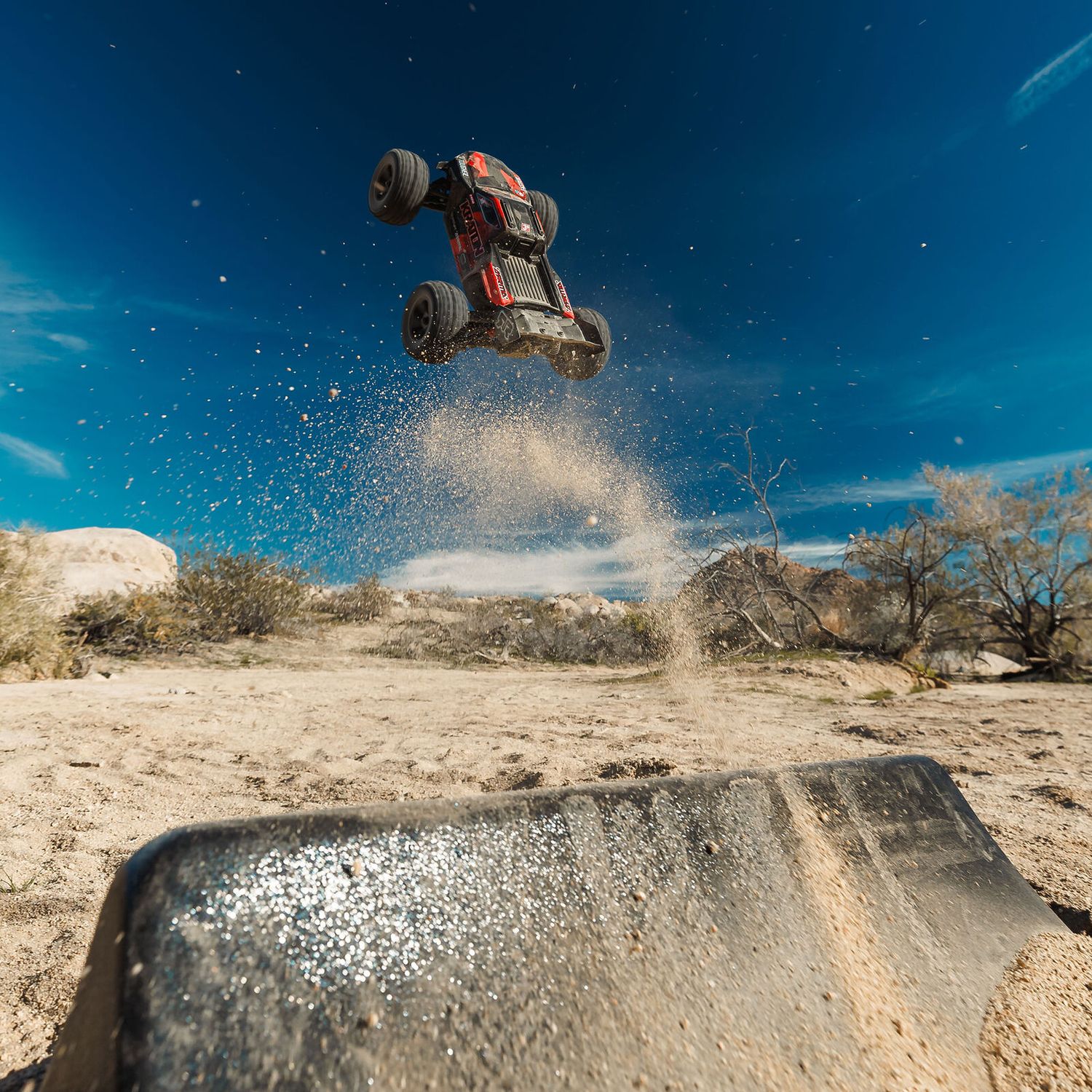 1/16 MINI KRATON 3S DSC 4X4 RTR Brushless Speed Truck , Black/Red