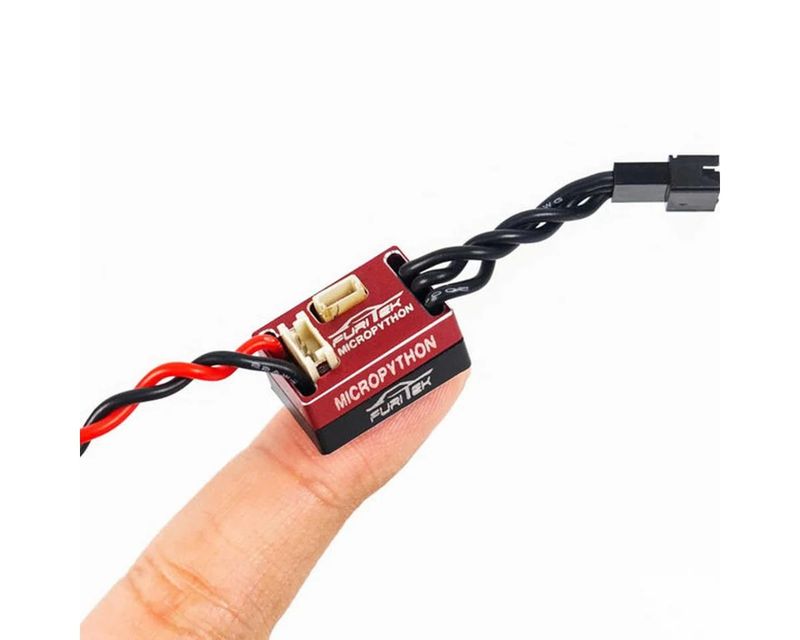 Furitek Mini Komodo Brushless Motor &amp; MicroPython ESC Crawlmaster Combo (SCX24)
