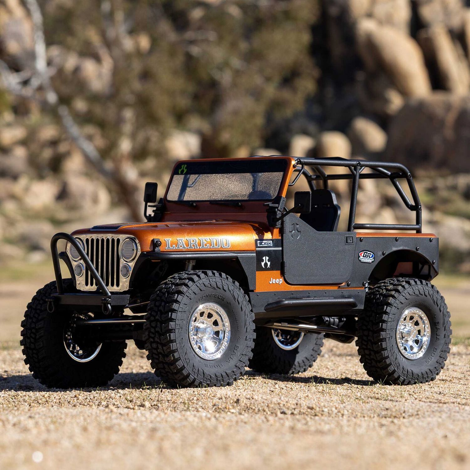1/10 SCX10 III Jeep CJ-7 4X4 RTR Brushed Rock Crawler, Copper