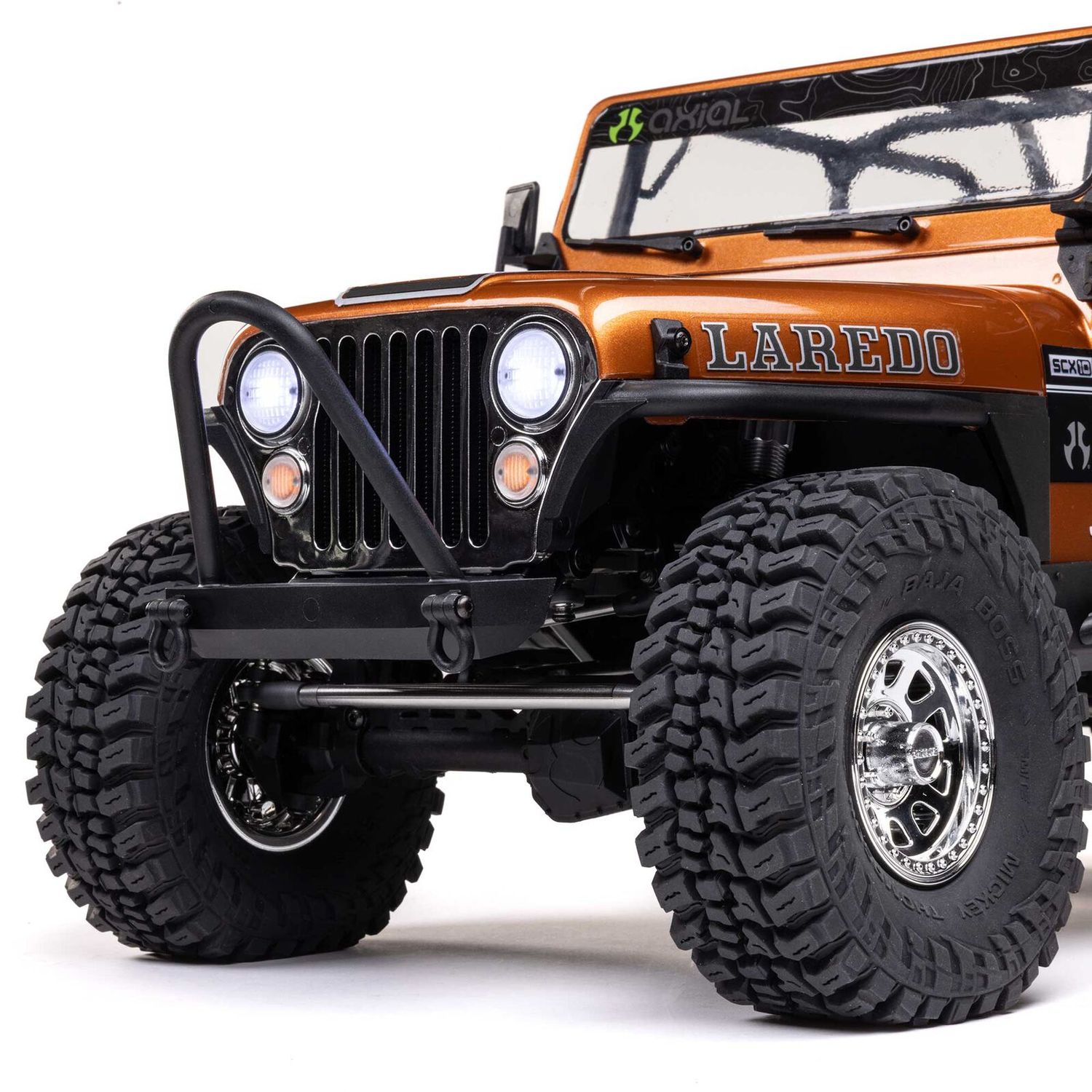 1/10 SCX10 III Jeep CJ-7 4X4 RTR Brushed Rock Crawler, Copper