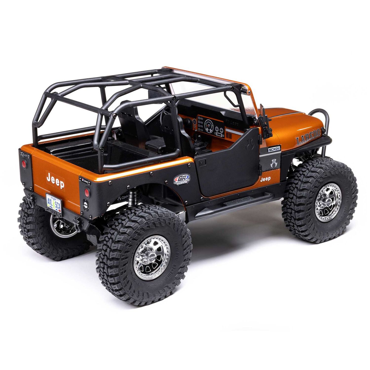 1/10 SCX10 III Jeep CJ-7 4X4 RTR Brushed Rock Crawler, Copper