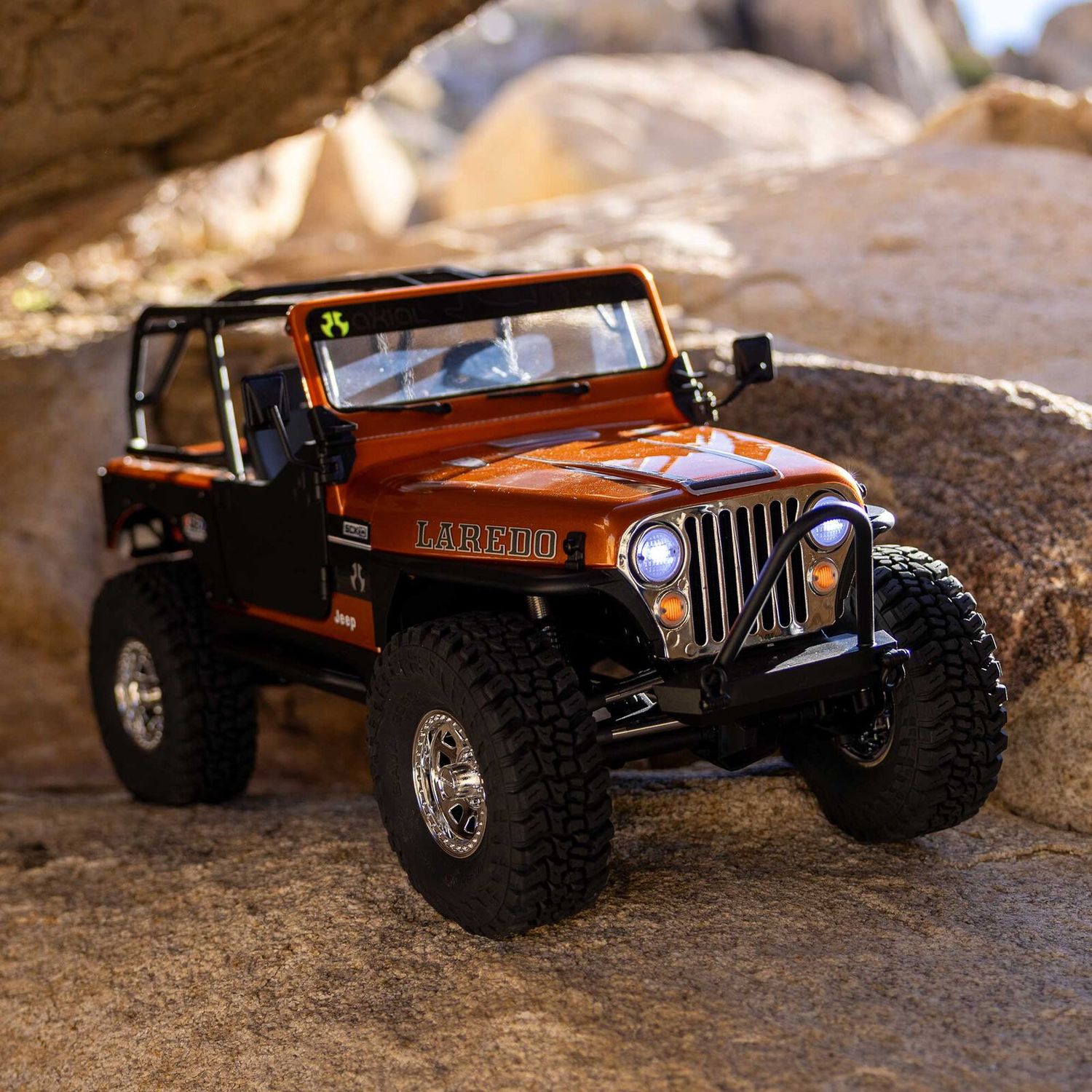 1/10 SCX10 III Jeep CJ-7 4X4 RTR Brushed Rock Crawler, Copper