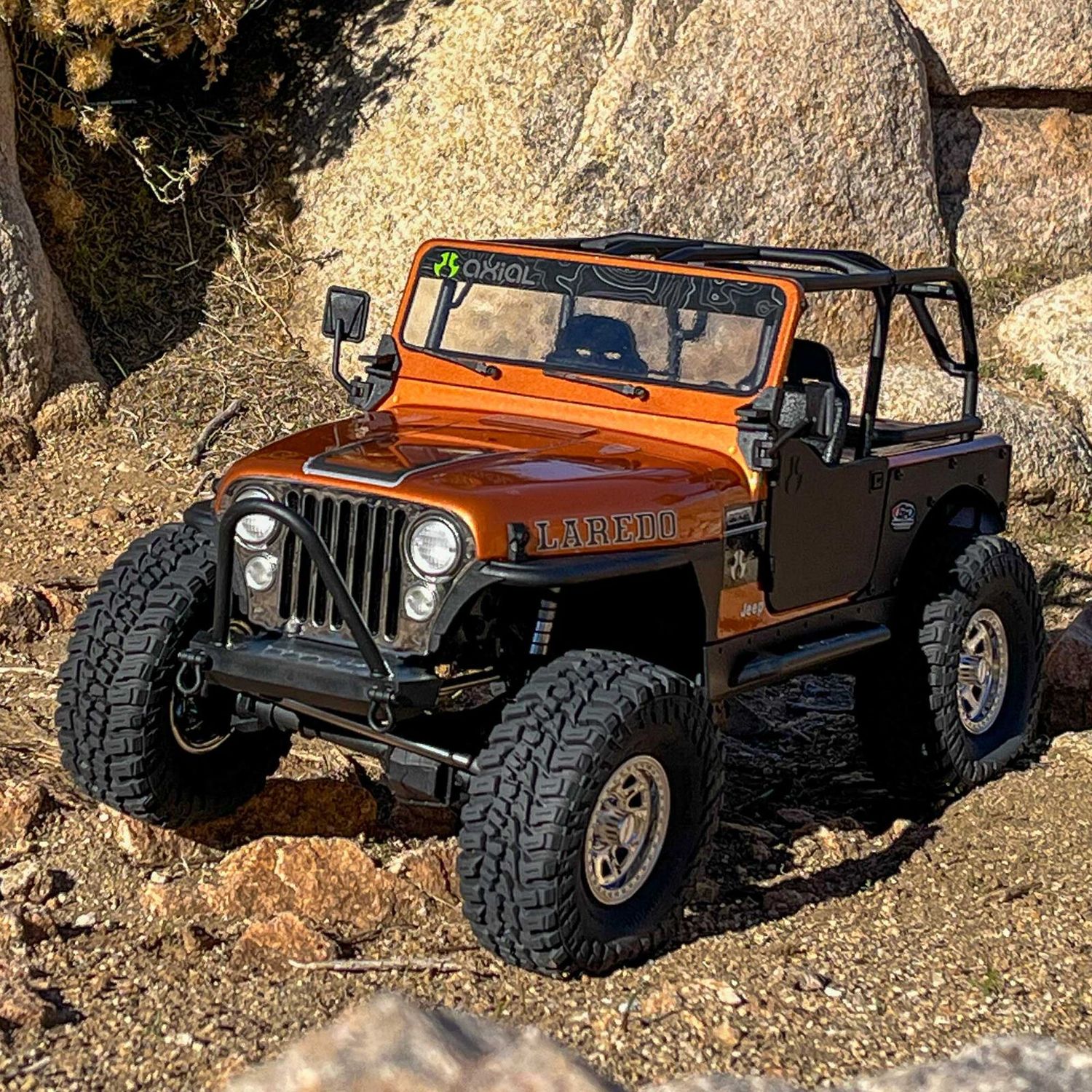 1/10 SCX10 III Jeep CJ-7 4X4 RTR Brushed Rock Crawler, Copper