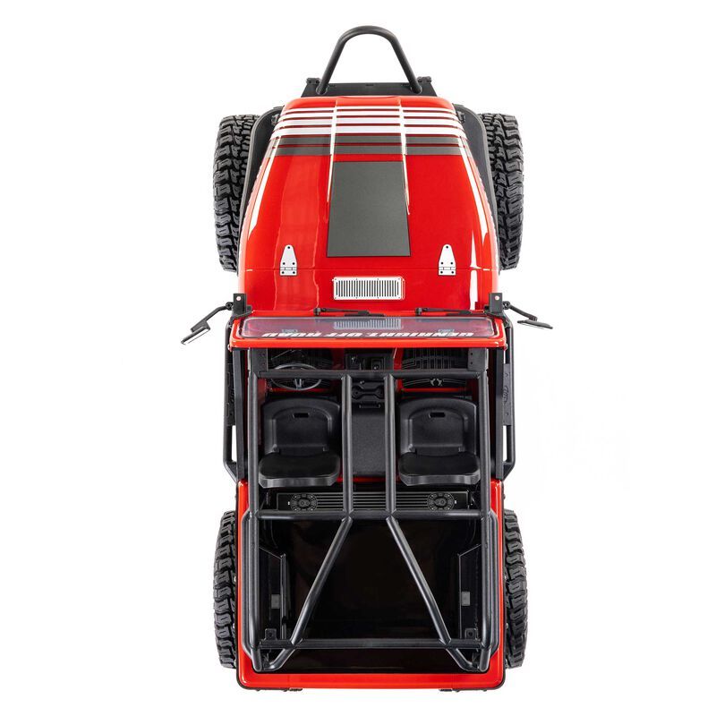 1/10 SCX10 III Jeep CJ-7 4X4 RTR Brushed Rock Crawler, Red