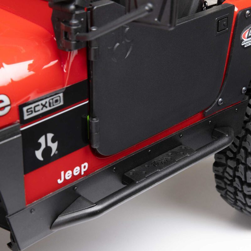 1/10 SCX10 III Jeep CJ-7 4X4 RTR Brushed Rock Crawler, Red