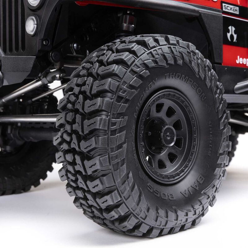 1/10 SCX10 III Jeep CJ-7 4X4 RTR Brushed Rock Crawler, Red