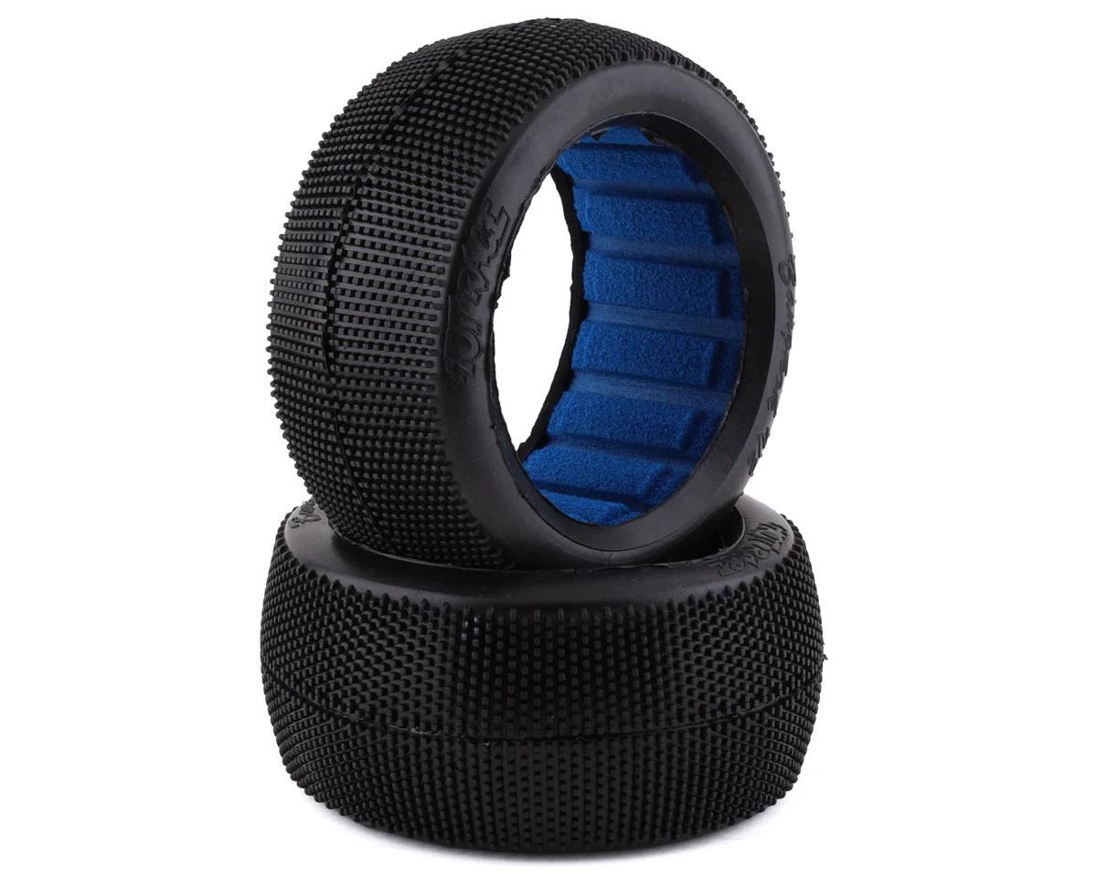 HotRace Bangkok V2 1/8 Truggy Tires w/Inserts (2) (White)