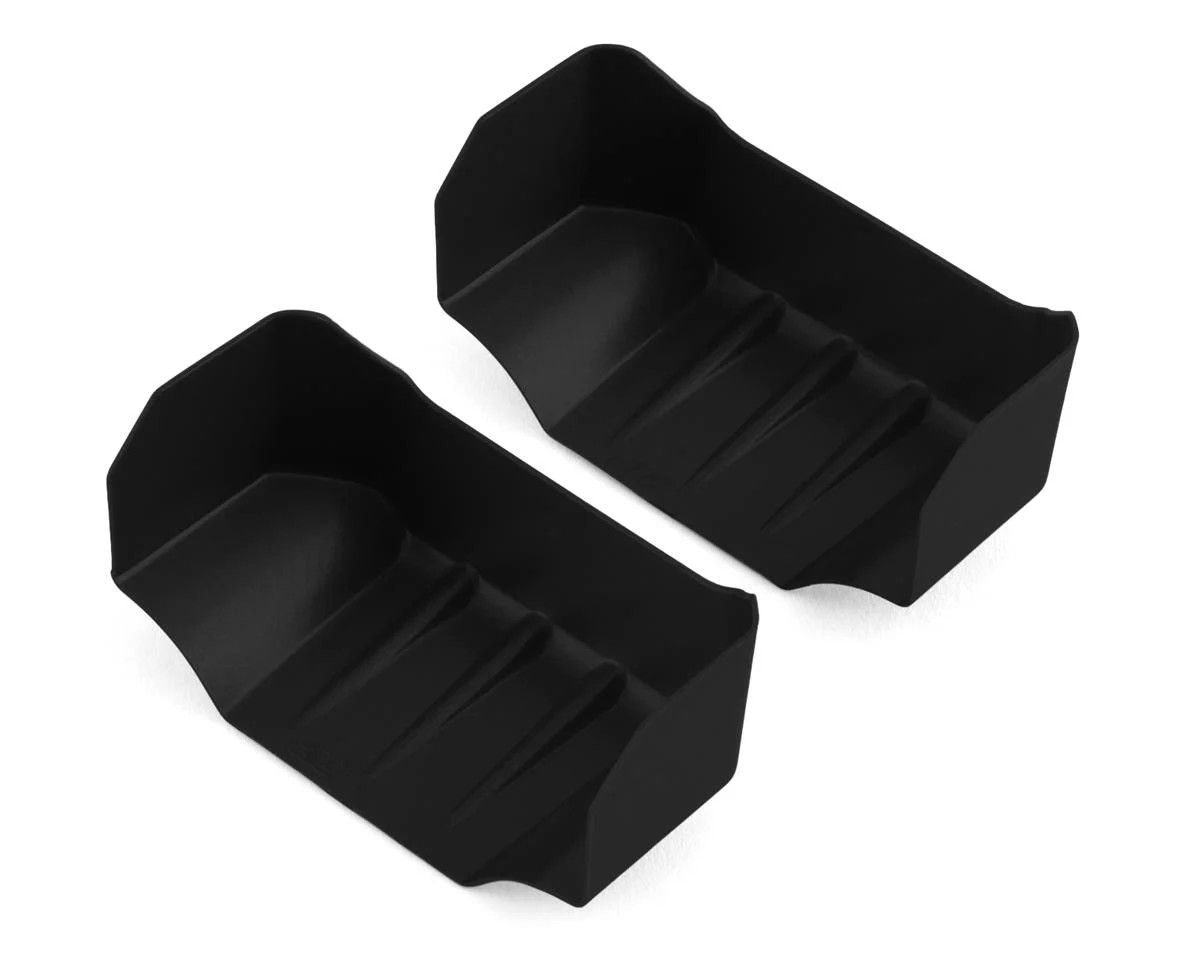 JConcepts Truggy 1/8 Evo Molded Front Wings (Black) (2)