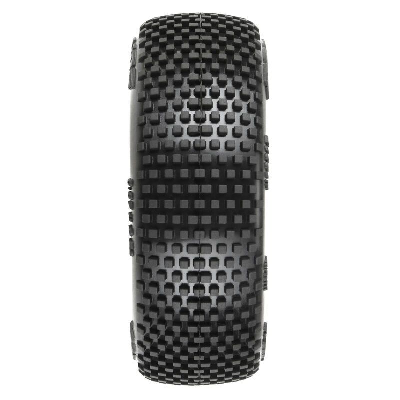 Hole Shot 3.0 Buggy Tires MTD Velocity White Wheels for Arrma Typhon Grom