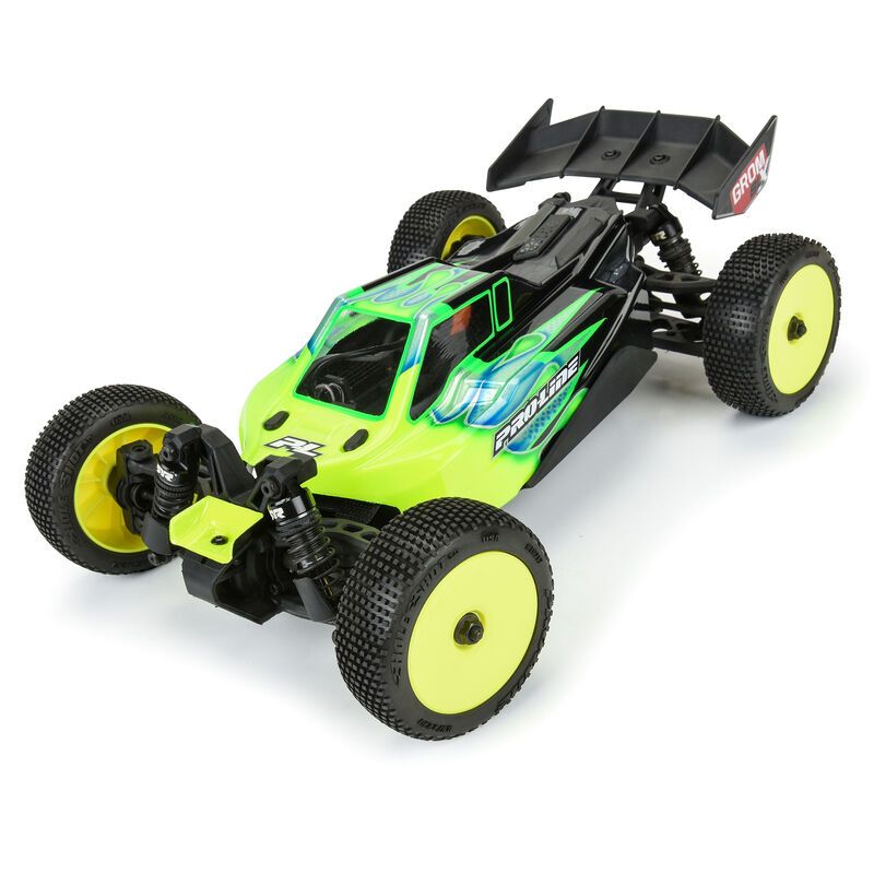 Hole Shot 3.0 Buggy Tires MTD Velocity Yellow Wheels for Arrma Typhon Grom