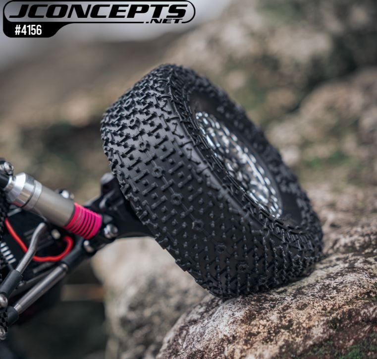 JConcepts Rock Bumps 1.9" All Terrain Comp Rock Crawler Tires (2) (4.25” OD) (Green)