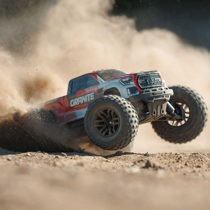 1/10 GRANITE 4X4 223S BLX BRUSHLESS MONSTER TRUCK RTR WITH DSC, RED