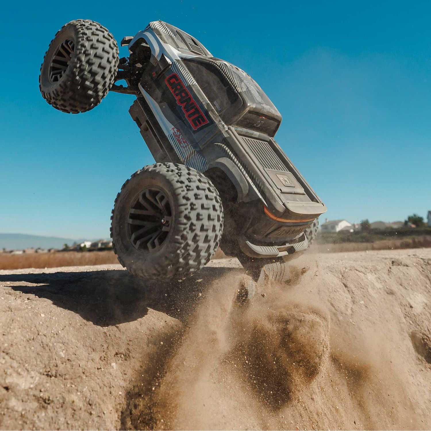 1/10 GRANITE 4X4 223S BLX BRUSHLESS MONSTER TRUCK RTR WITH DSC, GUN METAL