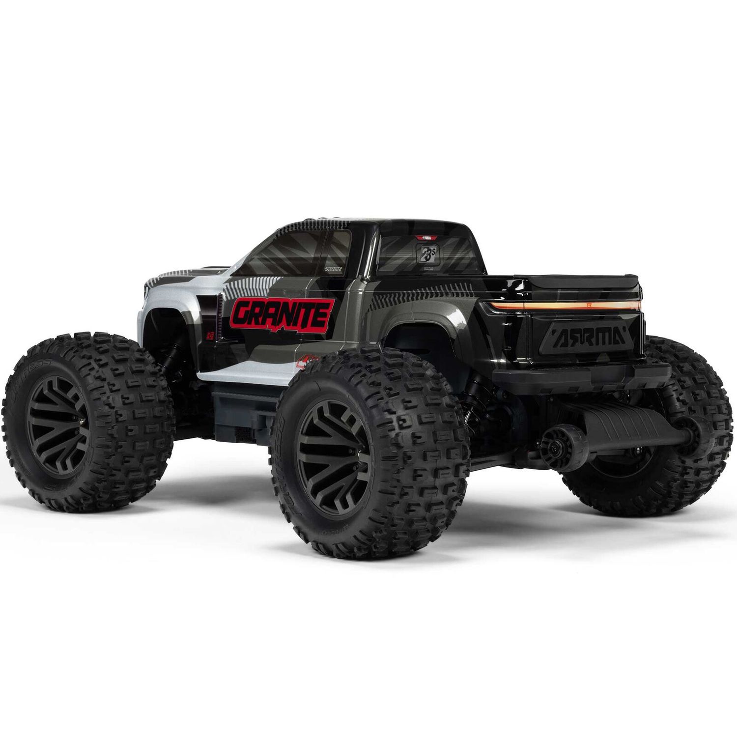 1/10 GRANITE 4X4 223S BLX BRUSHLESS MONSTER TRUCK RTR WITH DSC, GUN METAL