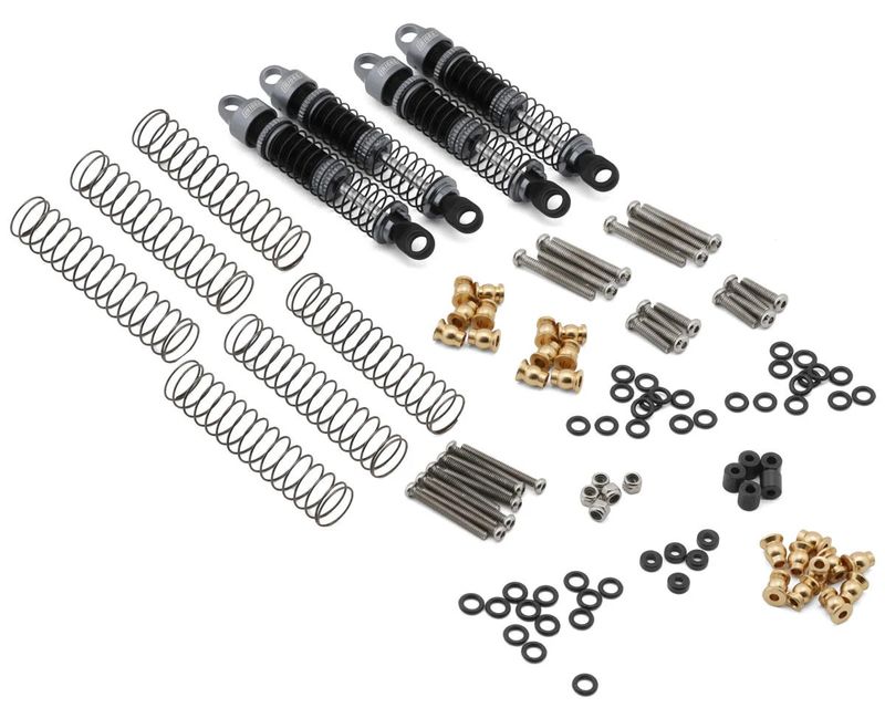Injora Ascent18/Venture 18 Long Travel 59mm Aluminum Oil-Filled Shocks (Grey) (4)