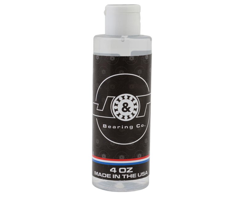 J&amp;T Bearing Co. 100% Silicone Shock Oil (4oz) (500cst/41wt)
