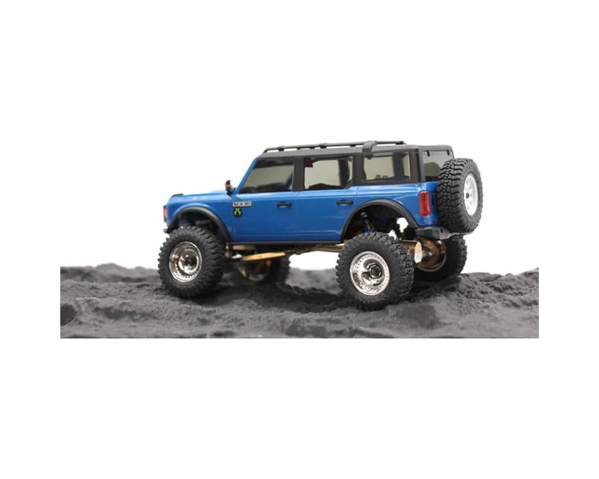Hot Racing Axial SCX30 0.7" Brass Crawler Wheels (Chrome) (4) (9.3g ea)