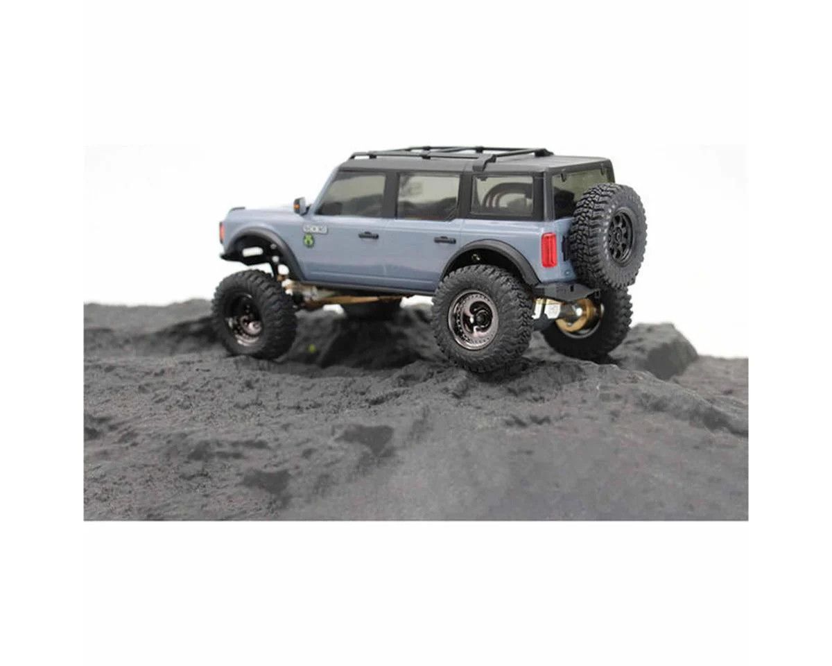 Hot Racing Axial SCX30 0.7" Brass Crawler Wheels (Black Chrome) (4) (9.3g ea)