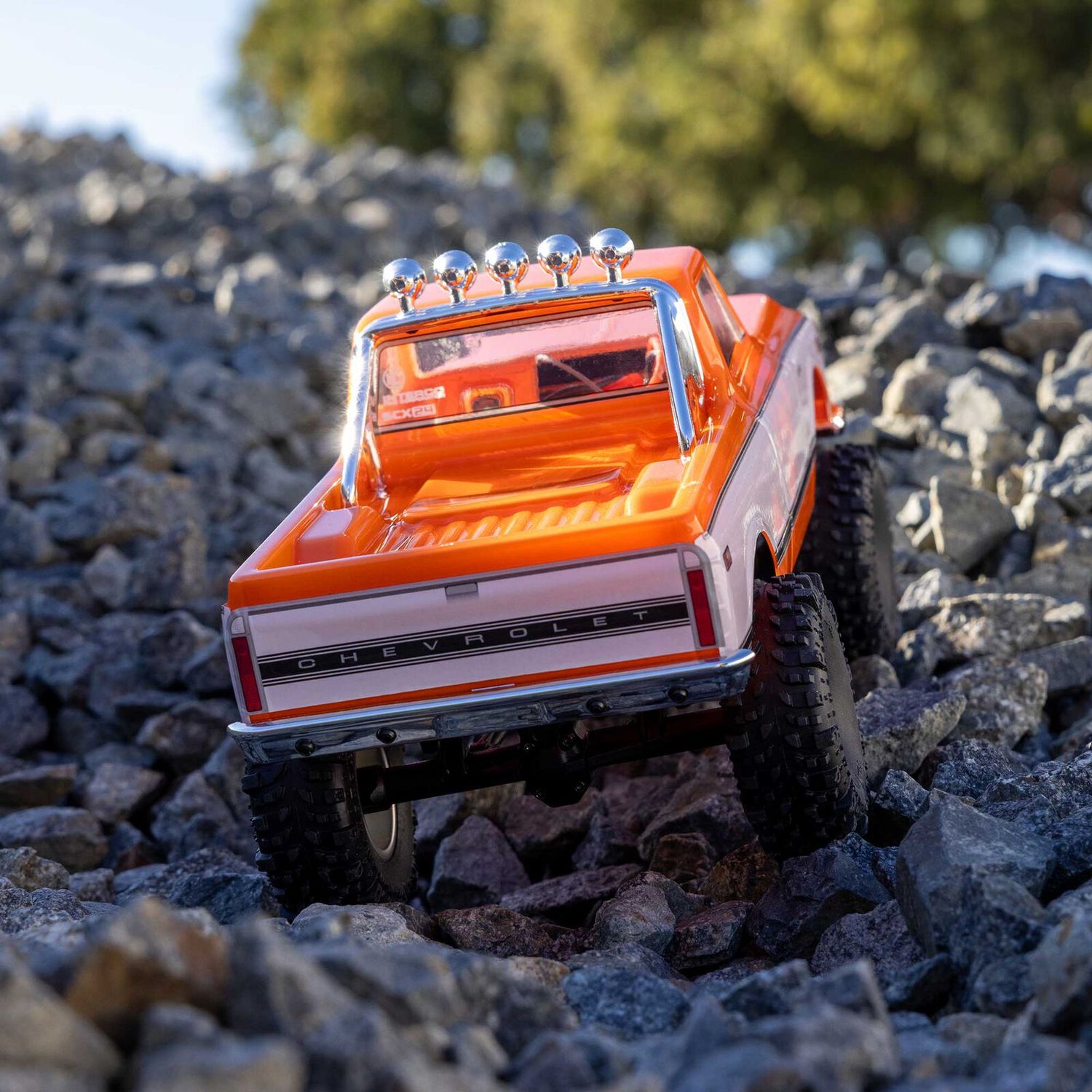 1/24 SCX24 1971 Chevrolet C10 4WD Truck RTR, Orange