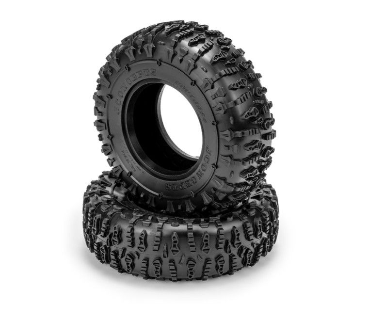 JConcepts Ruptures 2.2" All Terrain Rock Crawler Tires (2) (OD - 4.75”) (Green) w/Foam Inserts