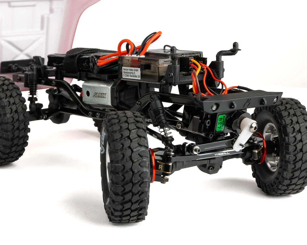 Treal Hobby Axial SCX24 V2 Aluminum Steering Links Set (Black)