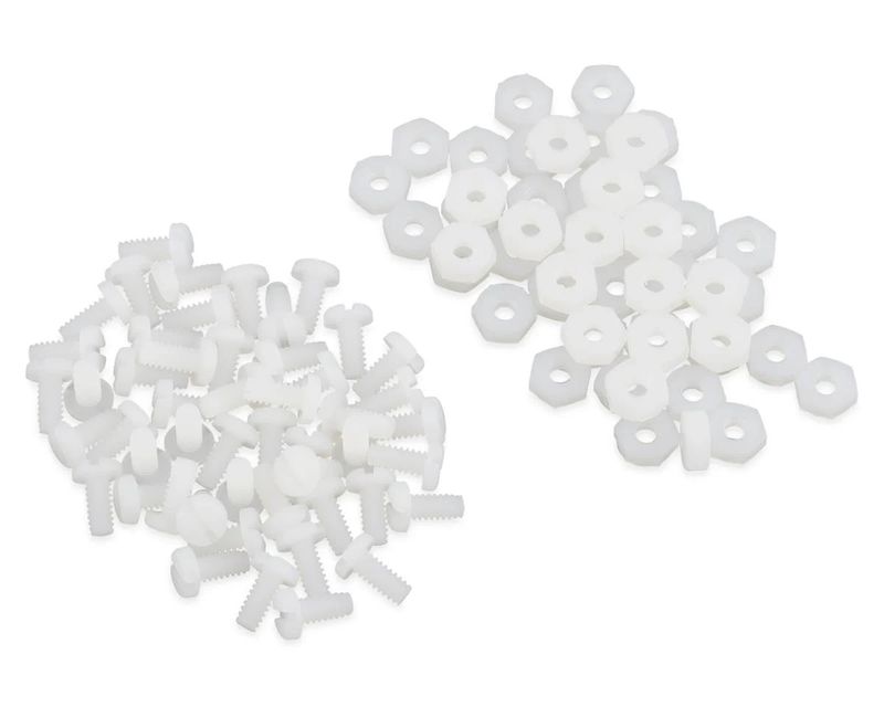 RJ Speed Nylon Spoiler Nuts &amp; Screws (50)