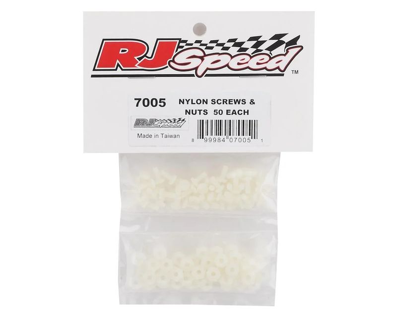 RJ Speed Nylon Spoiler Nuts &amp; Screws (50)