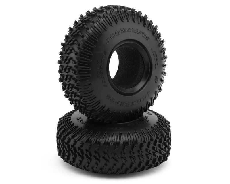 JConcepts Rock Scorpions 1.9" 1/10 All Terrain Rock Crawler Tires (2) (Green) (4.75" - Class 2)