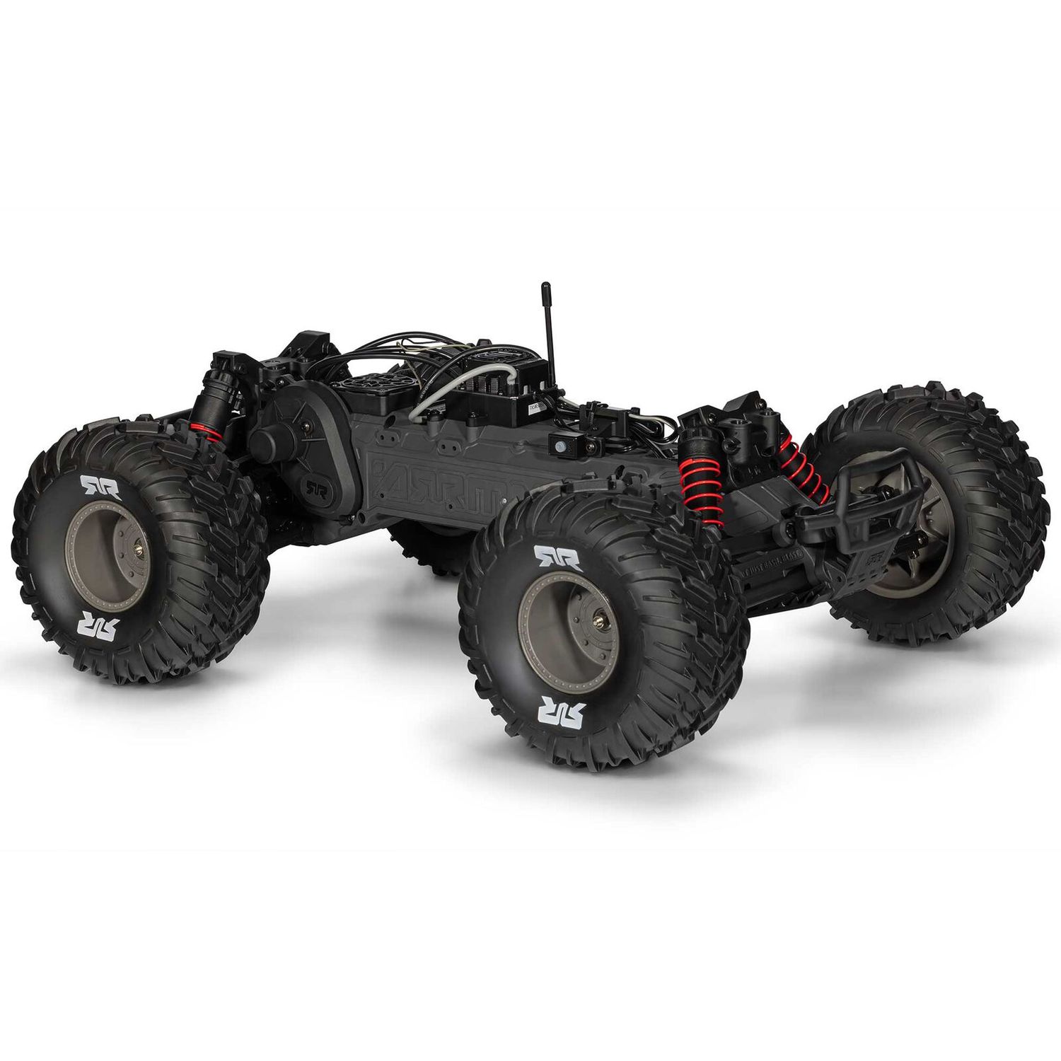 1/10 GORGON 223S 2WD RTR Brushless Monster Truck, Red/Black