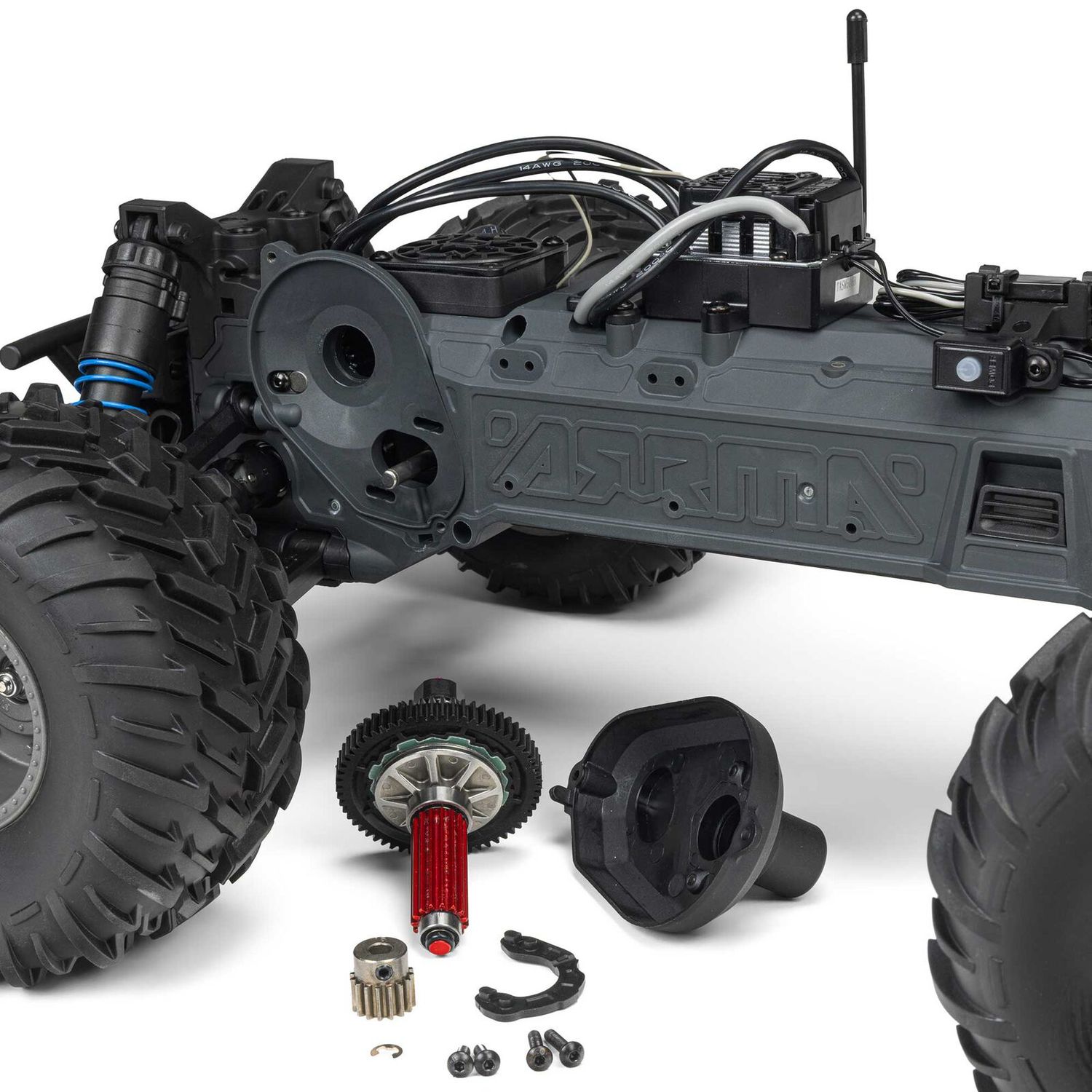 1/10 GORGON 223S 2WD RTR Brushless Monster Truck, Blue/Black
