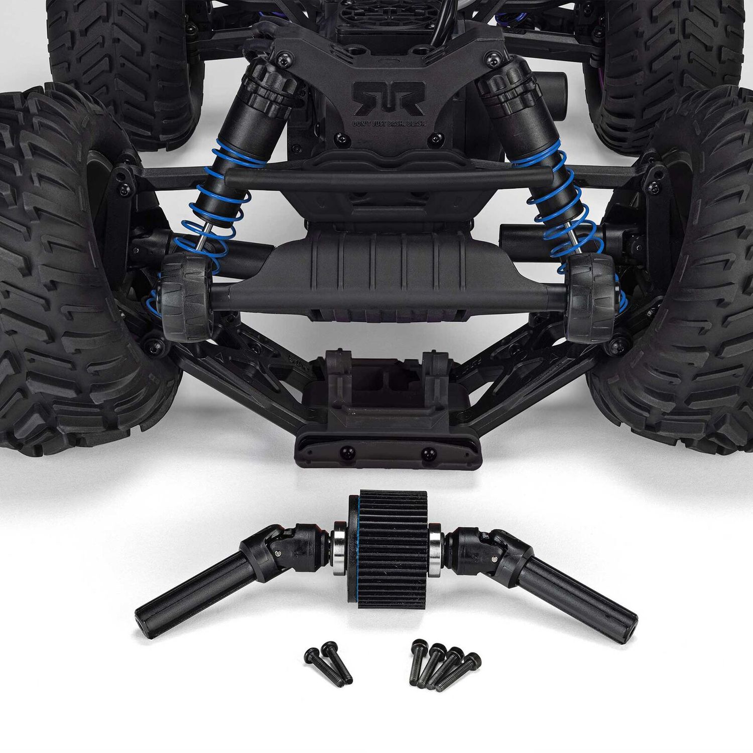1/10 GORGON 223S 2WD RTR Brushless Monster Truck, Blue/Black
