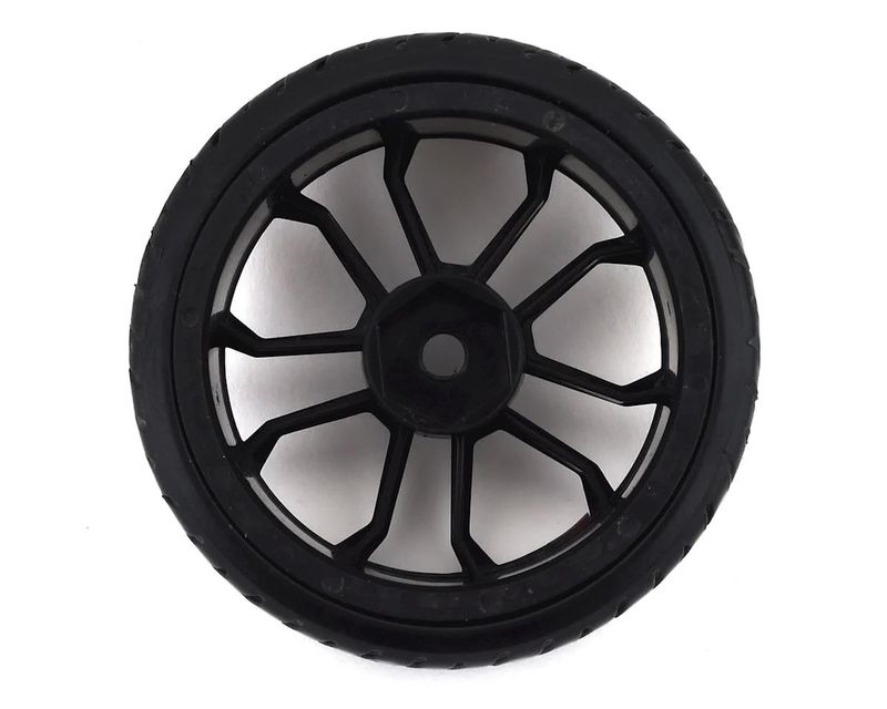Firebrand RC Supernova DTR3 2.2 Pre-Mounted On-Road Tires (4) (Black) w/Moray Tires, 12mm Hex &amp; 3mm Offset