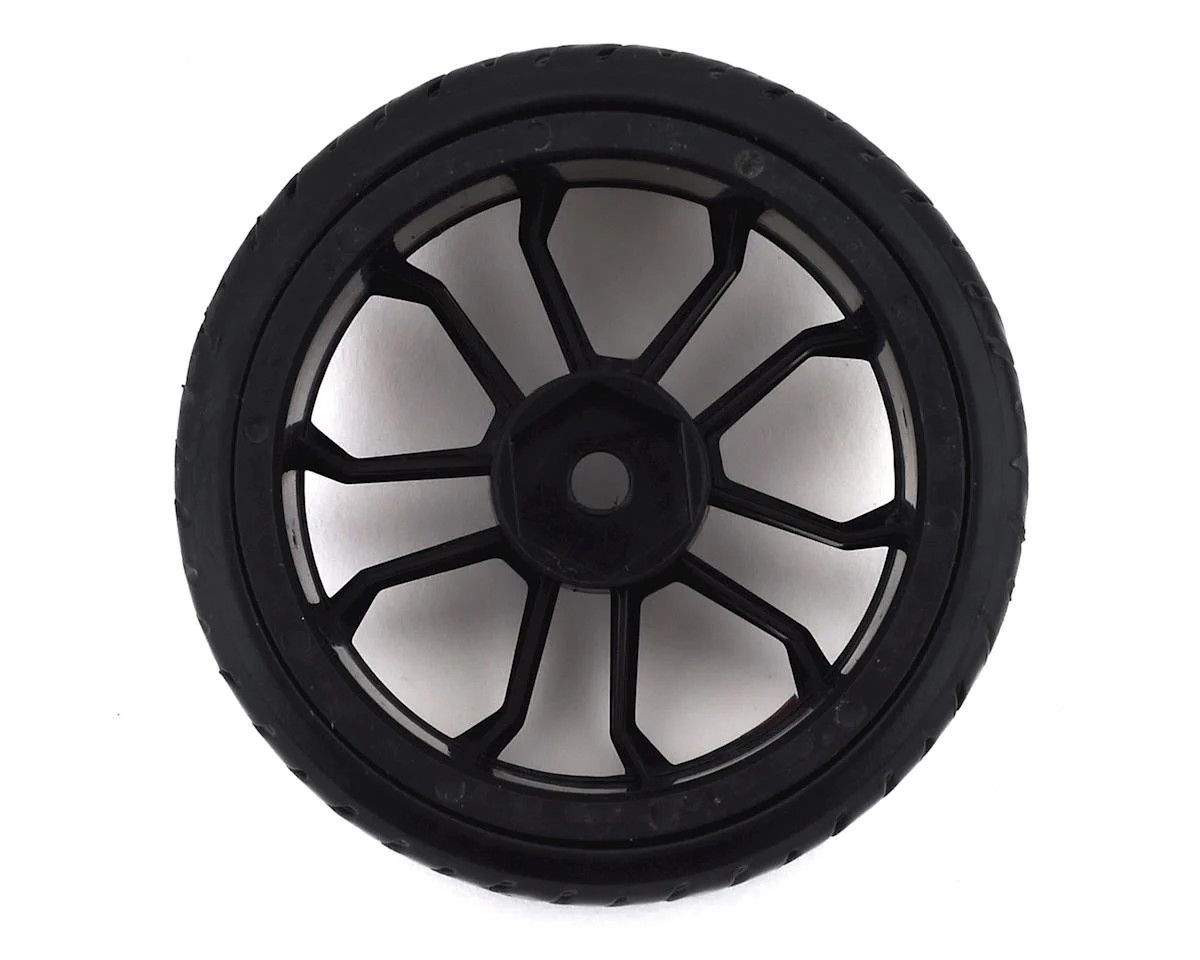 Firebrand RC Supernova DTR3 2.2 Pre-Mounted On-Road Tires (4) (Black) w/Moray Tires, 12mm Hex &amp; 3mm Offset