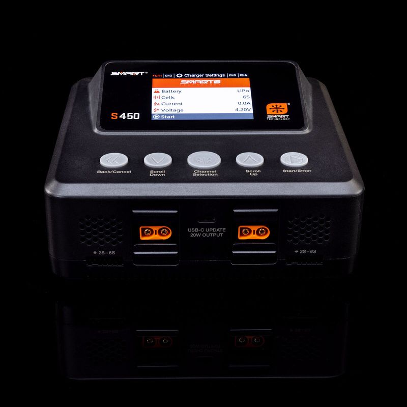 Spektrum S450 G2 AC/DC Smart Charger 4x50W