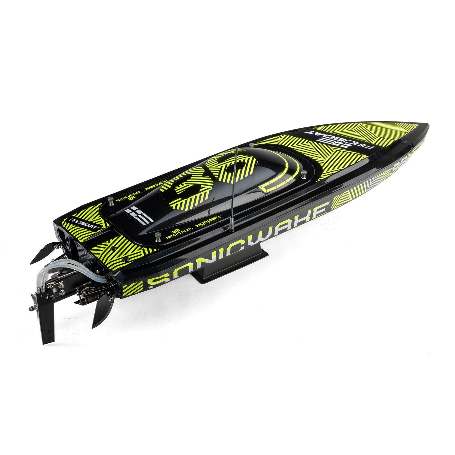 Sonicwake 36" V3, Self-Righting V-Hull Boat RTR, Black Hull