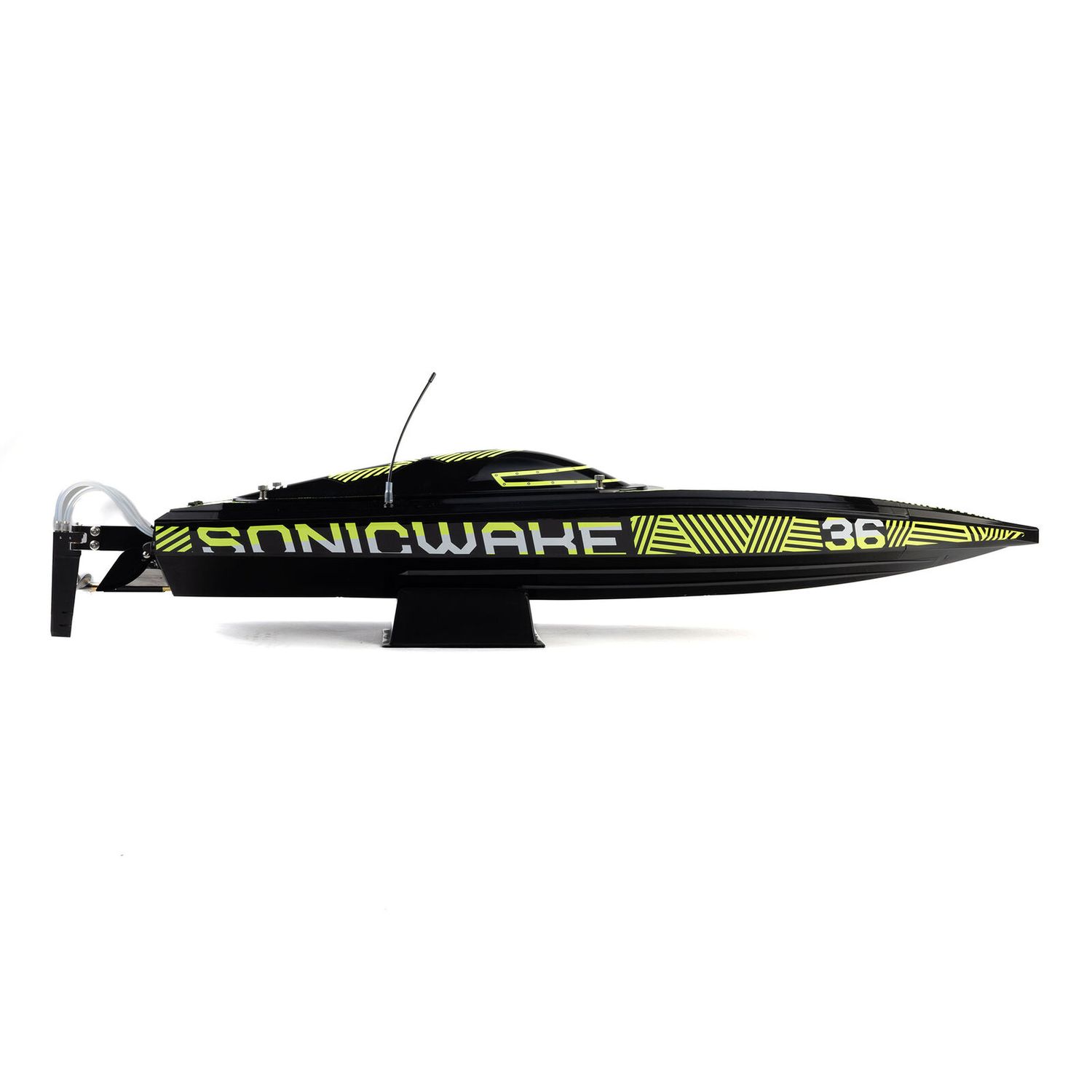 Sonicwake 36" V3, Self-Righting V-Hull Boat RTR, Black Hull