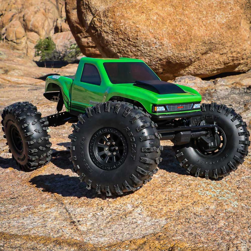 Redcat Vertex-10W 1/10 RTR 4WD Electric Brushless Rock Crawler (Electric Green) (+24mm Wide Axles)