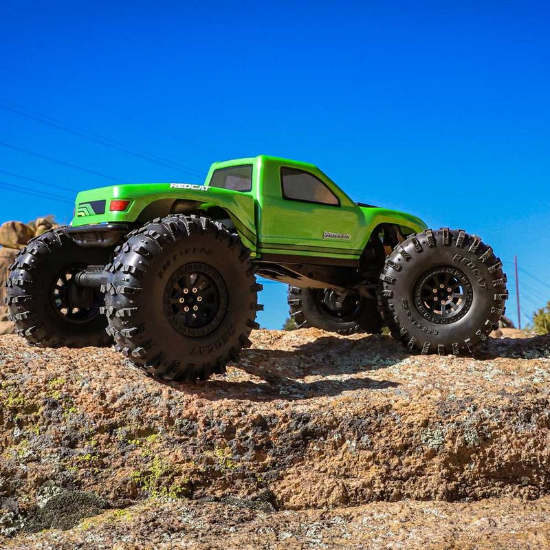 Redcat Vertex-10W 1/10 RTR 4WD Electric Brushless Rock Crawler (Electric Green) (+24mm Wide Axles)