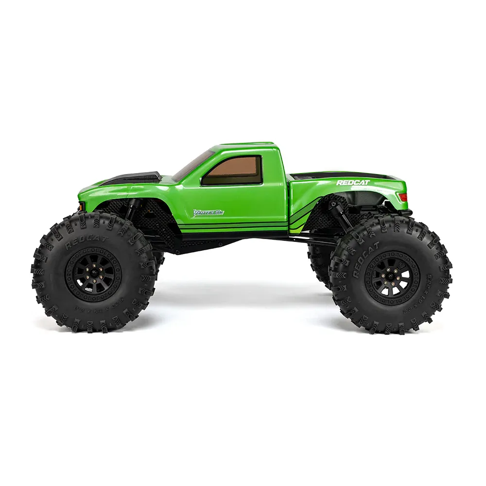 Redcat Vertex-10W 1/10 RTR 4WD Electric Brushless Rock Crawler (Electric Green) (+24mm Wide Axles)