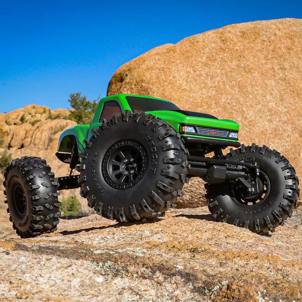 Redcat Vertex-10W 1/10 RTR 4WD Electric Brushless Rock Crawler (Electric Green) (+24mm Wide Axles)