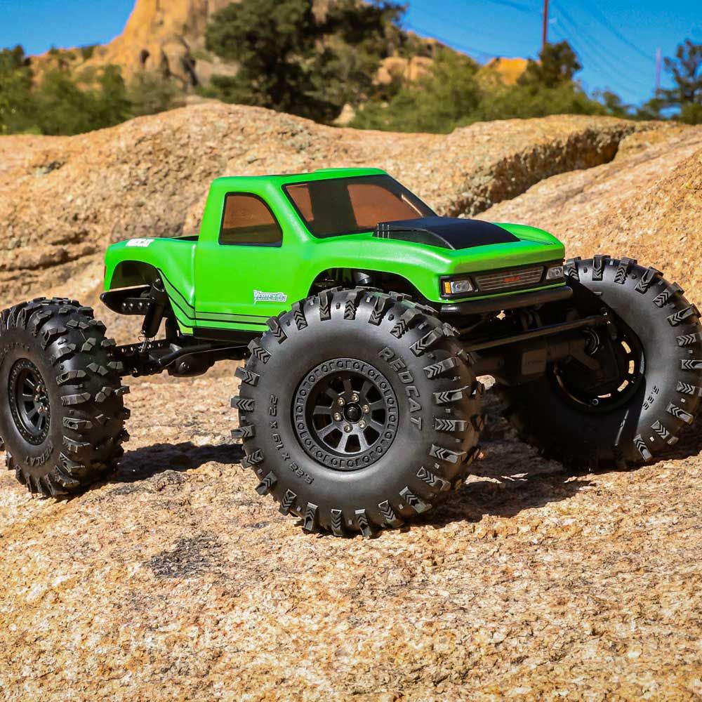 Redcat Vertex-10W 1/10 RTR 4WD Electric Brushless Rock Crawler (Electric Green) (+24mm Wide Axles)